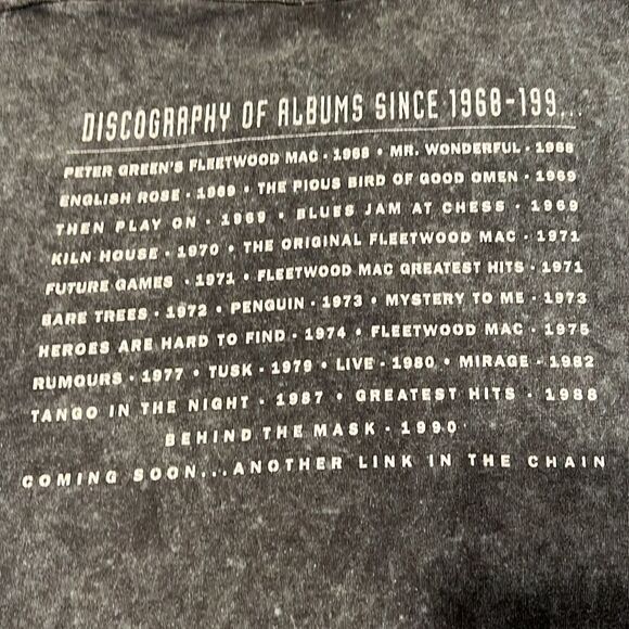 Vintage rare 1995 authentic Fleetwood Mac men’s size XL band tshirt  GVC - Picture 4 of 8